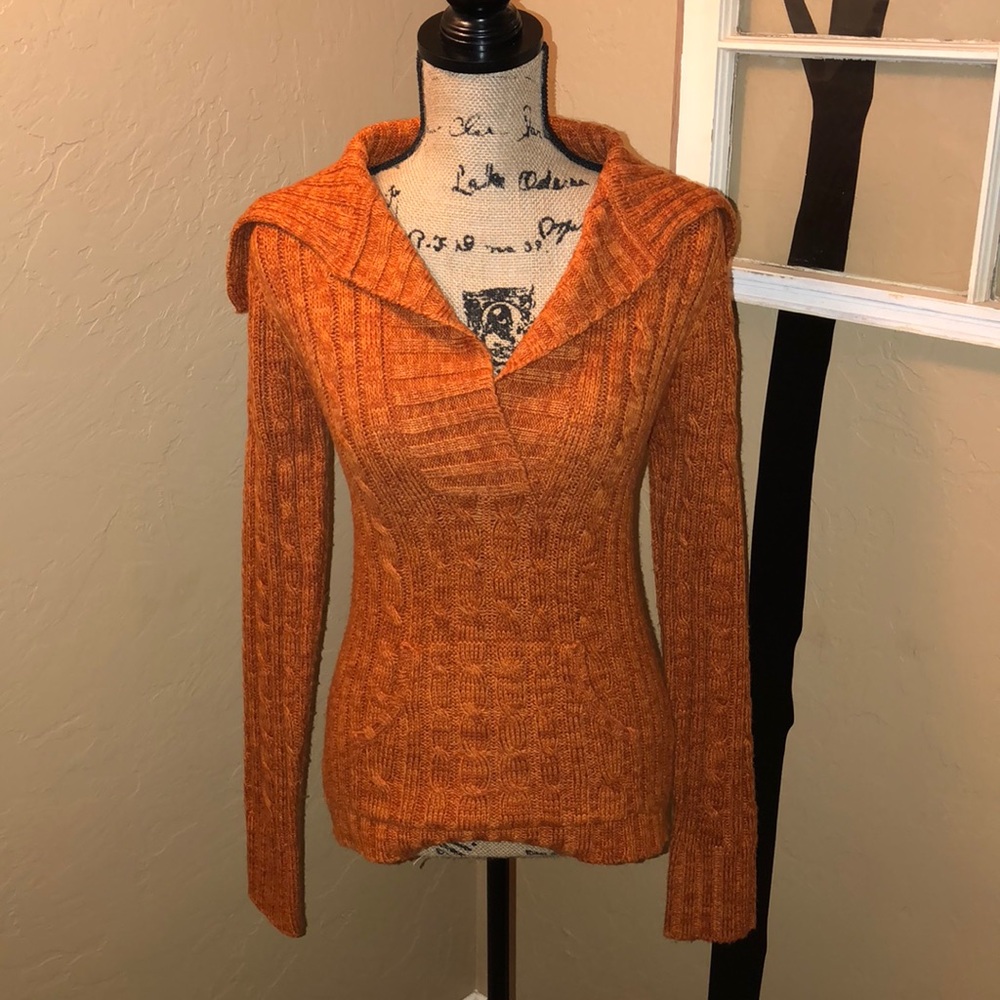 Orange Sweater